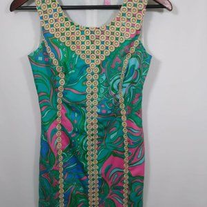 Lilly Pulitzer Sleeveless Embroidered 85029 Dress